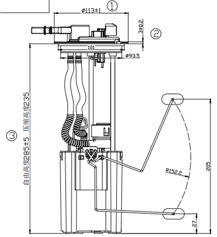 EG-1106610,FUEL PUMP FOR BYD F6